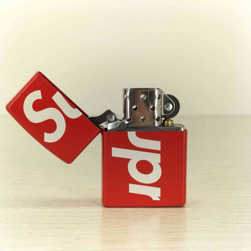 シュプリーム Supreme Logo Zippo メンズ