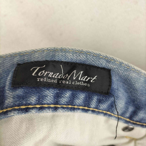 トルネードマート TORNADO MART 00S 名作 ヴィンテージグランジ 加工 デニムパンツ グランジ ARCHIVE Y2K メンズ LL