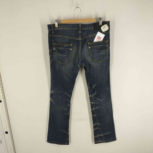 トルネードマート TORNADO MART 00S オーシャン加工 ローライズ デニムパンツ ヒゲ ARCHIVE Y2K メンズ LL