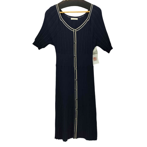 プロポーションバイボディードレッシング PROPORTION BODY DRESSING 2021SS ダイヤネックバイカラーナローマーメイドニットワンピース レディース import:M