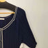 プロポーションバイボディードレッシング PROPORTION BODY DRESSING 2021SS ダイヤネックバイカラーナローマーメイドニットワンピース レディース import:M