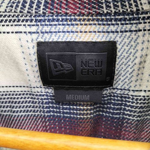 ニューエラ NEW ERA 24SS オンブレ チェックシャツ BLACK LABEL メンズ import:M