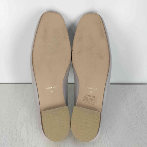 カリーノ carino スクエアトゥフラットローファー レディース JPN:23