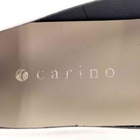 カリーノ carino スクエアトゥフラットローファー レディース JPN:23