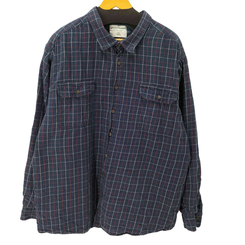 OUTDOOR EXCHANGE ネルシャツジャケット 裏地キルティング メンズ JPN:XXL