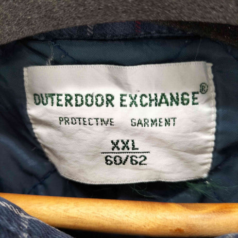 OUTDOOR EXCHANGE ネルシャツジャケット 裏地キルティング メンズ JPN:XXL