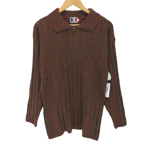 F.F.L. ハーフジップシャツニット メンズ JPN:L