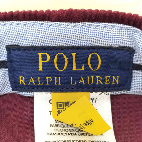 ポロラルフローレン POLO RALPH LAUREN コーデュロイキャップ レディース