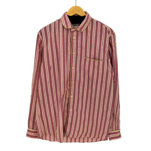 ヘンリックヴィブスコブ Henrik Vibskov ラメパイピング シアサッカー パジャマシャツ メンズ import:M
