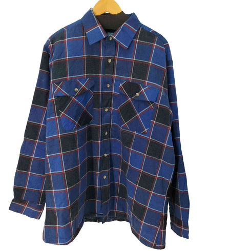 FIELDMASTER 00S ネルシャツジャケット 裏地キルティング メンズ JPN:XL