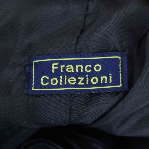 franco collezioni パッチワークフェイクレザージャケットパンツ メンズ L