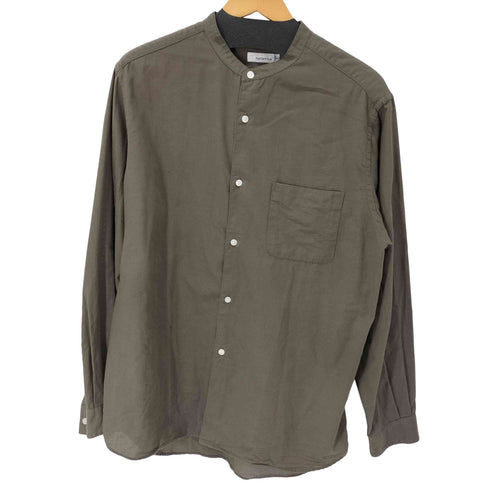 ナナミカ nanamica Band Collar Panama Shirt バンドカラーパナマシャツ メンズ JPN:L