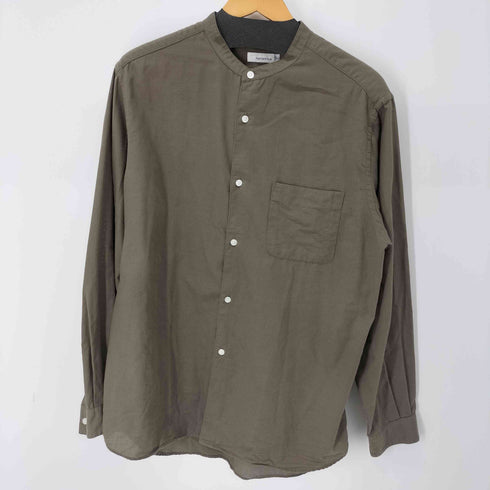 ナナミカ nanamica Band Collar Panama Shirt バンドカラーパナマシャツ メンズ JPN:L