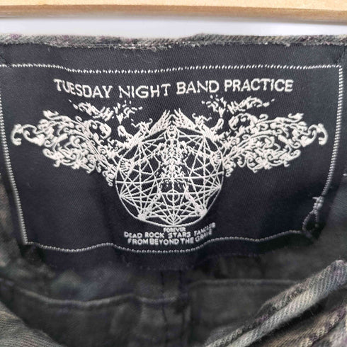 TUESDAY NIGHTBAND PRACTICE 総柄デニムショーツ スカルチャーム メンズ 34