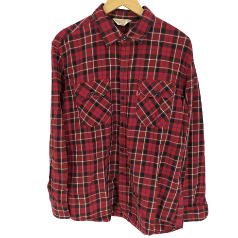 リーバイス Levis Red Tab ネコ目ボタン タータンチェック L/S シャツ メンズ import:XL