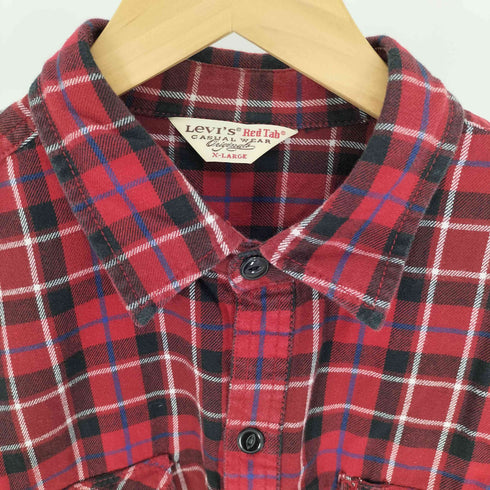 リーバイス Levis Red Tab ネコ目ボタン タータンチェック L/S シャツ メンズ import:XL