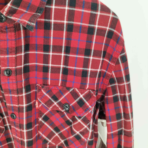 リーバイス Levis Red Tab ネコ目ボタン タータンチェック L/S シャツ メンズ import:XL
