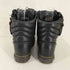 ディーゼル DIESEL JORDANA W デニムレザー切替 サイドジップ ファットタン ハイカットスニーカー レディース JPN:24.5
