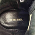 ディーゼル DIESEL JORDANA W デニムレザー切替 サイドジップ ファットタン ハイカットスニーカー レディース JPN:24.5