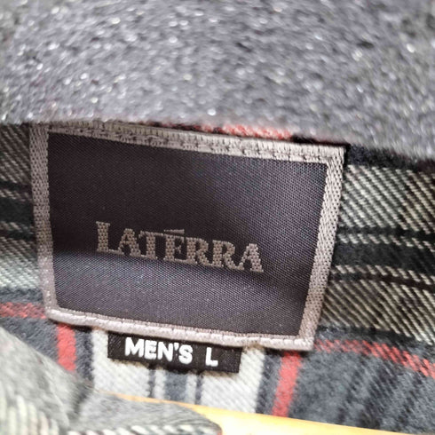 ラテラ LATERRA フランネルシャツ L/S メンズ import:L