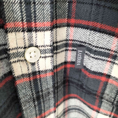 ラテラ LATERRA フランネルシャツ L/S メンズ import:L