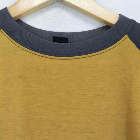 モンベル mont bell ロゴ刺繍ラグランスリーブカットソー メンズ JPN:M