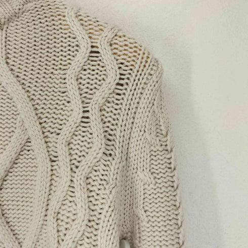 ウィークエンドマックスマーラ Weekend Max Mara ハイネックスリットケーブルニット レディース import:XS