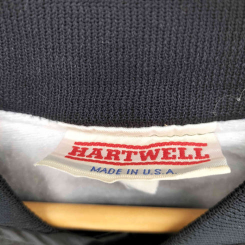 ハートウェル HARTWELL 80S MADE IN USA 両面プリントナイロンスタジャン メンズ import:L