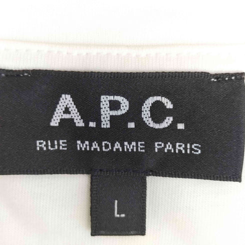 アーペーセー A.P.C. 刺繍入りポケットTシャツ メンズ JPN:L
