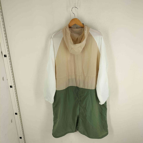 ザラ ZARA カラーブロック オーバーサイズ レインコート マルチカラー ドローコード レディース S-M