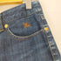 バーバリーブルーレーベル BURBERRY BLUE LABEL バックロゴプレート裏地ノヴァチェックショートデニム レディース US:25