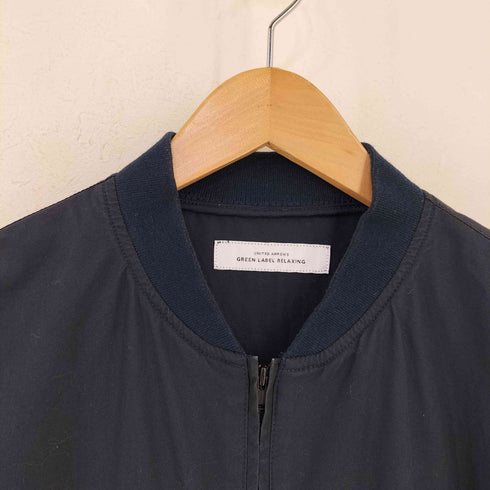 ユナイテッドアローズグリーンレーベルリラクシング UNITED ARROWS green label relaxing ST コットン 夕イプライター フライトジャケット メンズ JPN:S