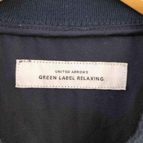 ユナイテッドアローズグリーンレーベルリラクシング UNITED ARROWS green label relaxing ST コットン 夕イプライター フライトジャケット メンズ JPN:S