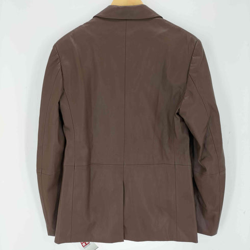 ザラ ZARA エコレザー テーラードジャケット メンズ 38
