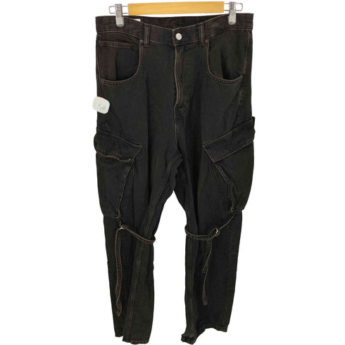 ザラ ZARA TOPSTITCHED CARGO JEANS カーゴデニムパンツ メンズ 40