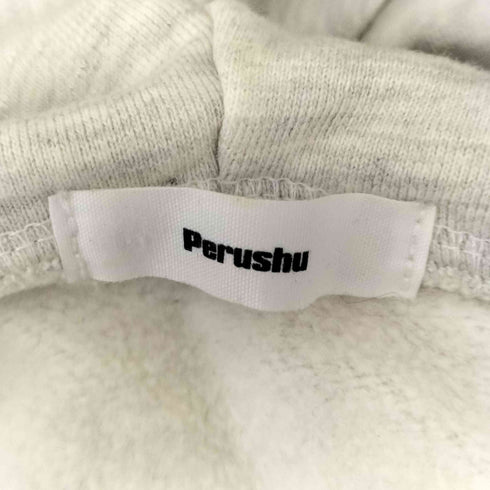ペルーシュ Perushu プリント プルオーバーパーカー メンズ JPN:L