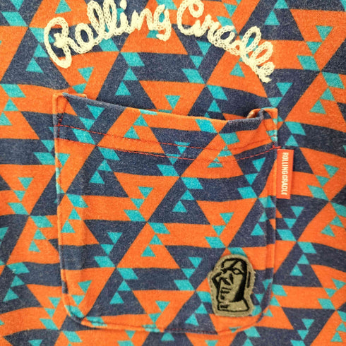 ローリングクレイドル Rolling Cradle 総柄プリントTシャツ メンズ