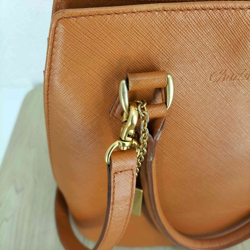 シャルルジョルダン CHARLES JOURDAN 2WAY レザーショルダーバッグ レディース