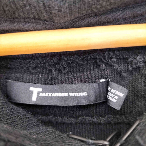 ティーバイアレキサンダーワン T by Alexander Wang インサイドアウト スウェット フロントホック フーディー メンズ import:M