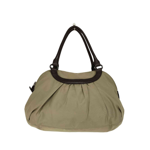 アニエスベー agnes b. ナイロン×レザー ワンショルダーバッグ レディース