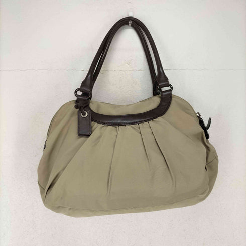 アニエスベー agnes b. ナイロン×レザー ワンショルダーバッグ レディース