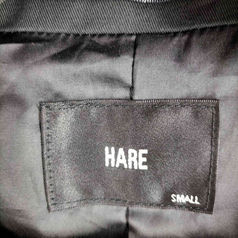 ハレ HARE ボタンレス ノーカラーガウンコート メンズ JPN:S