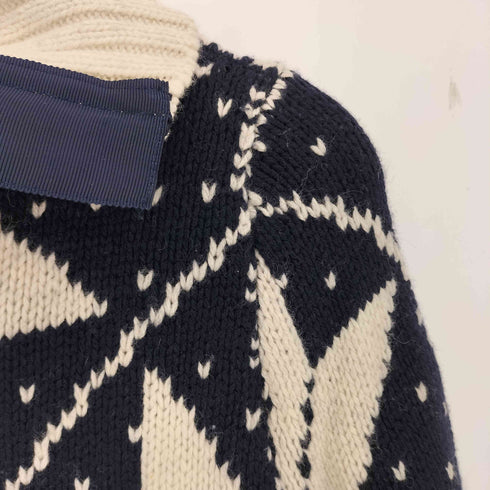 サカイ Sacai ノルディック 切替 ロング ジップニット レディース JPN:1