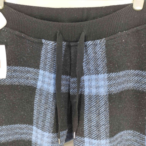 サイドスロープ SIDE SLOPE 22AW WOOL JACQUARD CHECK PATTERN PANTS ウール ジャガード チェック パターン パンツ メンズ 2
