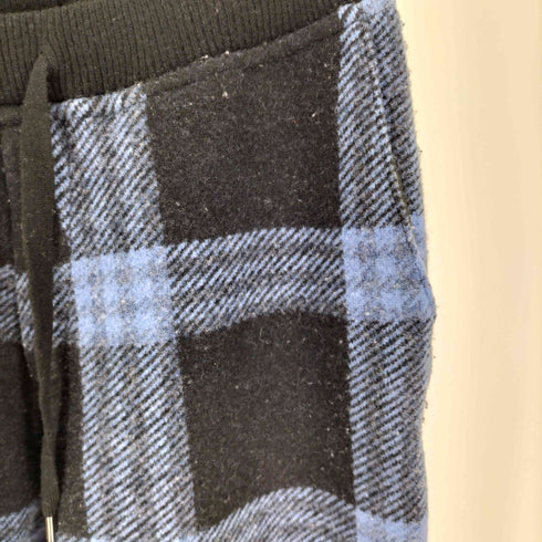 サイドスロープ SIDE SLOPE 22AW WOOL JACQUARD CHECK PATTERN PANTS ウール ジャガード チェック パターン パンツ メンズ 2