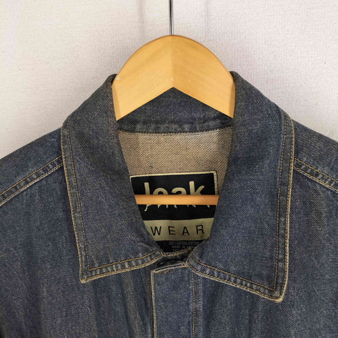 LEAK WEAR B系 オーバーサイズ デニムジャケット メンズ import:XL