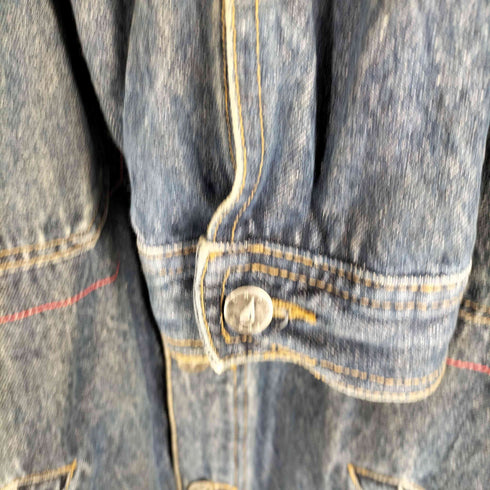 LEAK WEAR B系 オーバーサイズ デニムジャケット メンズ import:XL