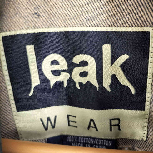 LEAK WEAR B系 オーバーサイズ デニムジャケット メンズ import:XL