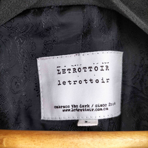 LETROTTOIR チェック切替 コート メンズ