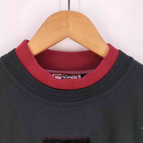 top stitch 鳥刺繍 スウェット メンズ